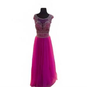 NEW TIFFANY EXCLUSIVES women's prom dress in magenta